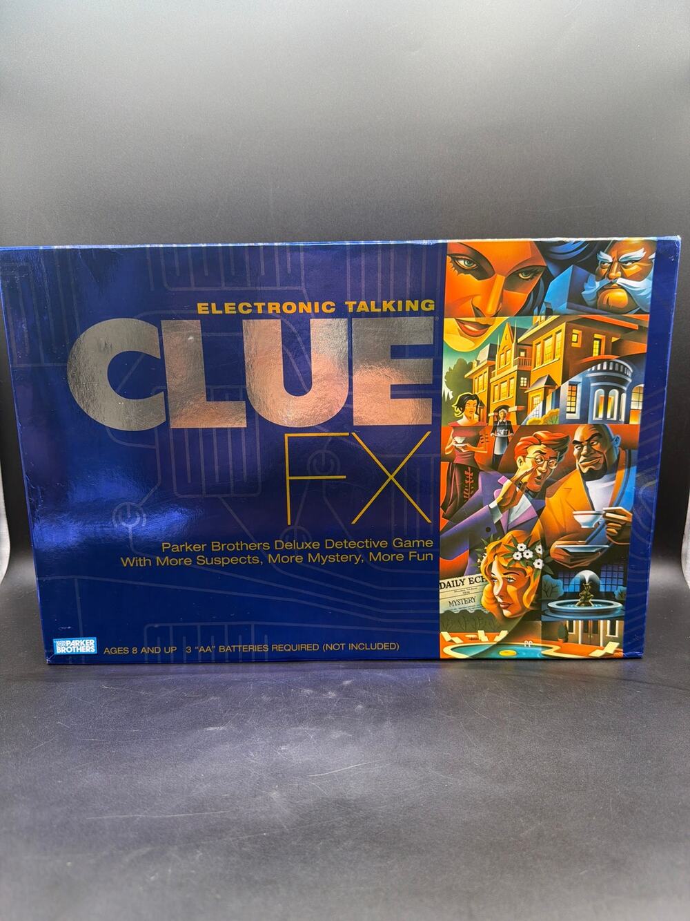 2003 Clue FX Electronic Talking Board Game Complete Tested Works Parker Brothers